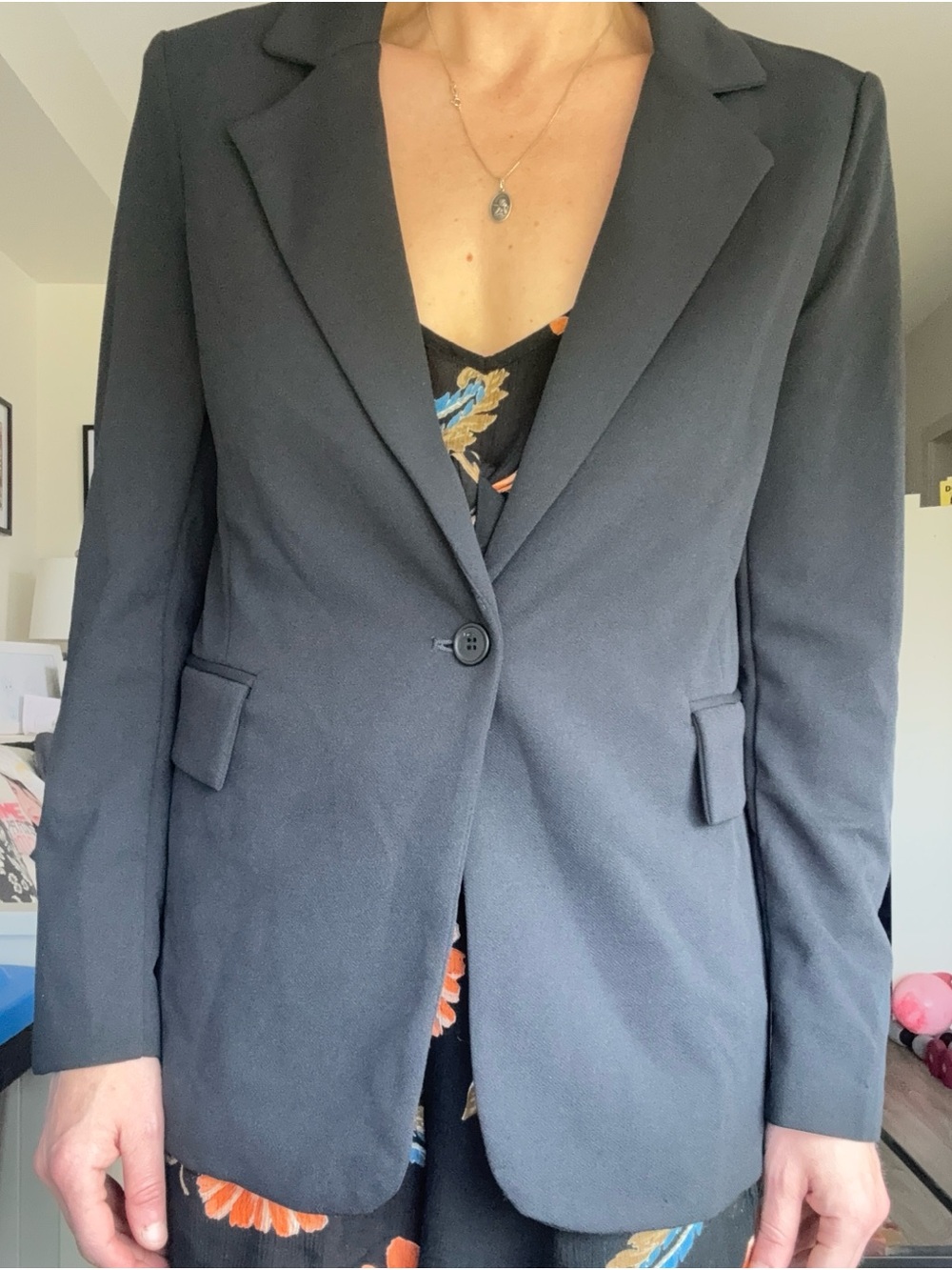 NWT Mexx Essentials Black Single Button Tailored Blazer Jacket XS